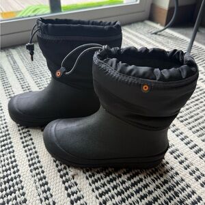 Bogs Black Kids Rain & Snow Boots